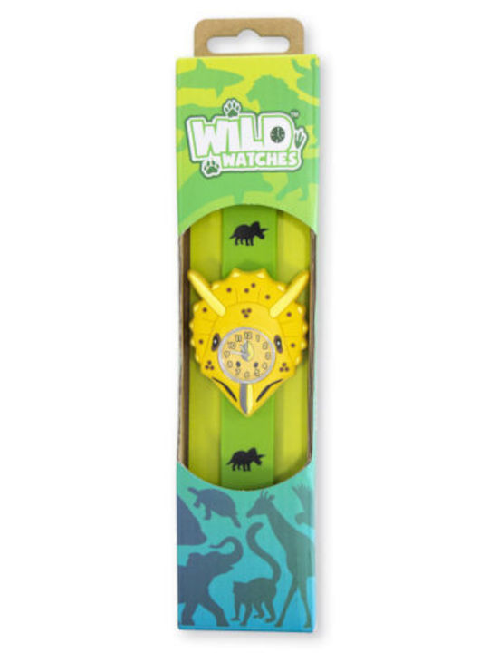 Ceas pentru copii Classic World Verde
