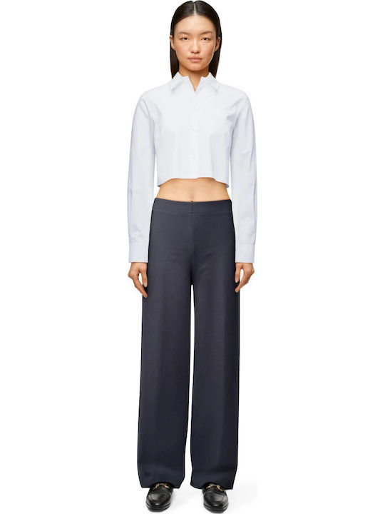 Γυναικείο Crop Top Βαμβακερό Λευκό