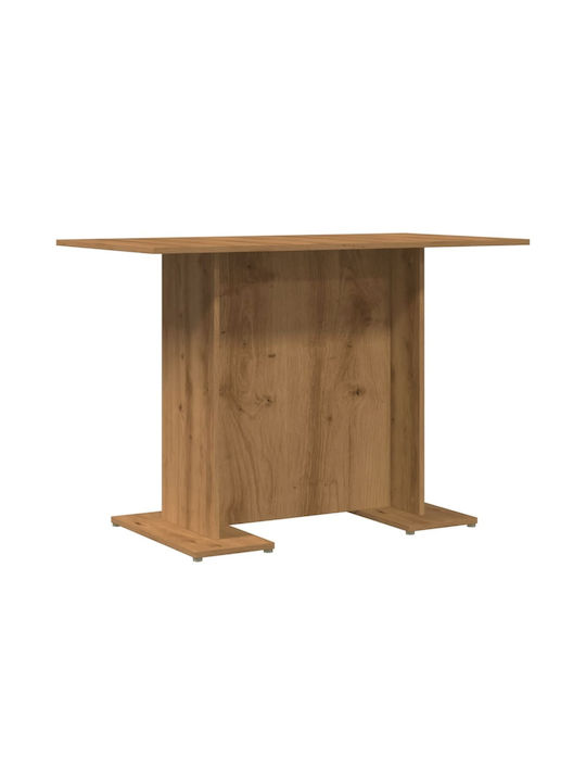 Table Dining Room Wooden Oak 110x60x75cm