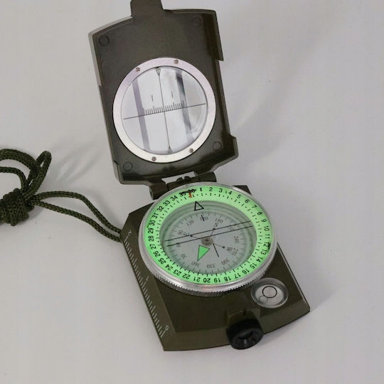 Professional Military Compass Prismatic Metal Map Compass