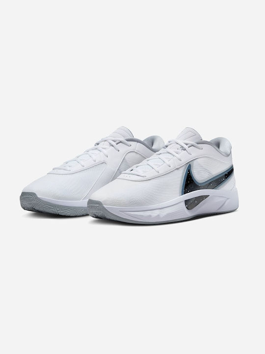 Nike Giannis Freak 6 Low Basketball Shoes White / Wolf Grey / Black