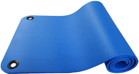 MDS 097 Exercise Mat Blue with Carry Strap (180x60x1.5cm)