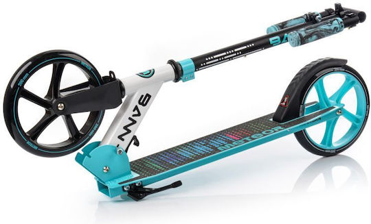 Meteor Kids Scooter Foldable Urban Bann 2-Wheel Turquoise