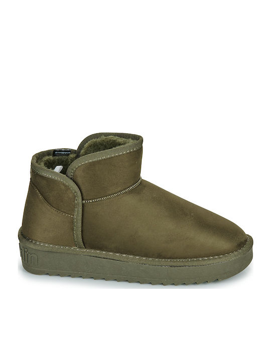 Nordic Low Women's Ankle Boots Khaki