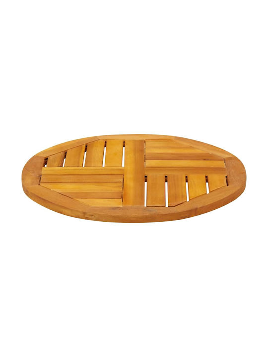 vidaXL Round Table Surface made of Solid Wood Acacia 50x50x2cm 4004247 1pcs