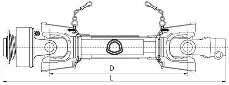 Triangular Shaft Rolip Rl1 1-3/8''z6 D=810mm 21hp 23.8x61.3 Binacchi