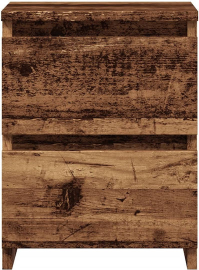 Κομοδίνο Ξύλινο Παλιό ξύλο 30x30x40cm