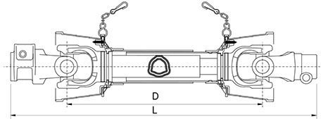 Triangular Shaft Cover D=410mm 21hp 23.8x61.3 Binacchi