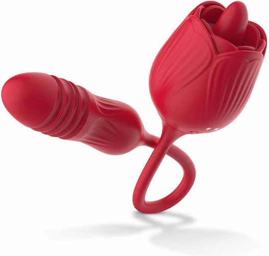 Teazers Vibrator With Thrusting Dildo For Her Двойна Вибратор 3.5см Розов