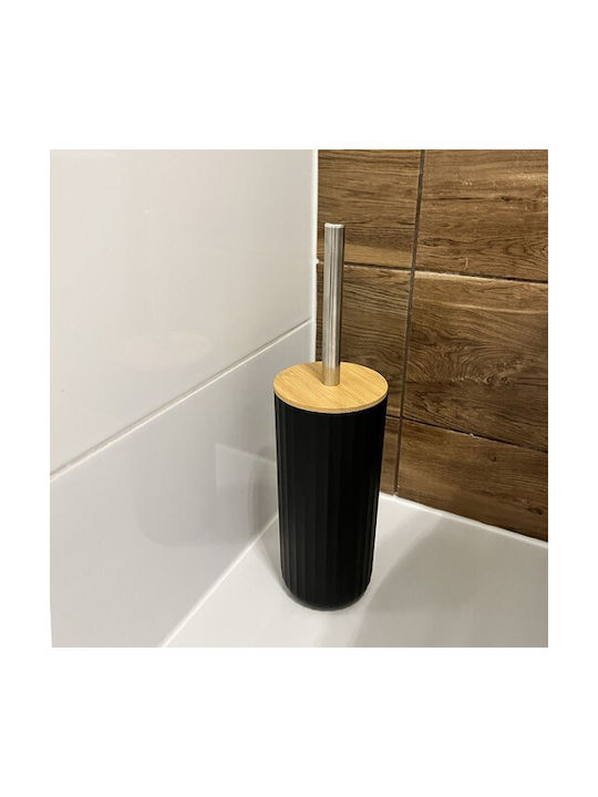 Ruhhy Plastic Bathroom Accessory Set Black 6pcs