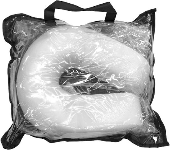 JGS S.A. Memory Foam Travel Pillow Travel Set Pillow 30x28x6cm White