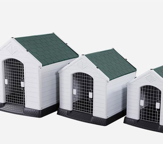 Vesta Door Dog made of Metal in Silver Color 26.5 x 45 x 45cm