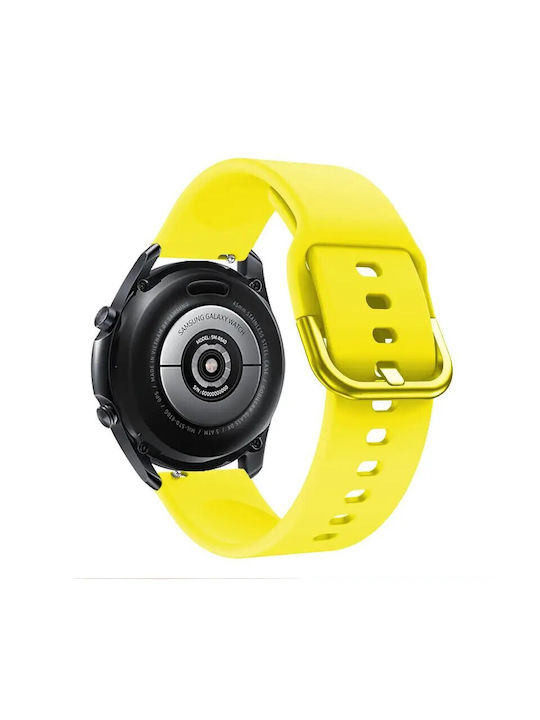Λουράκι Κίτρινο (Vivoactive 4S/Vivomove 3SHuawei Watch GT4/GT5 41mm / GT5 Pro 42mm) Λουράκι Κίτρινο (Vivoactive 4S/Vivomove 3SHuawei Watch GT4/GT5 41mm / GT5 Pro 42mm)