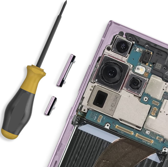 Clappio Power- und Lautstärketaste Samsung Galaxy S23 Ultra Lavendel