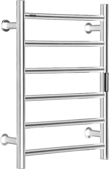 Vevor Ηλεκτρική Πετσετοκρεμάστρα 145W 50x50cm Λευκή