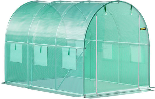 Vevor YDSDWSL1077FTKHD5V0 Greenhouse Tunnel with Metal Frame 4.5x2x2m