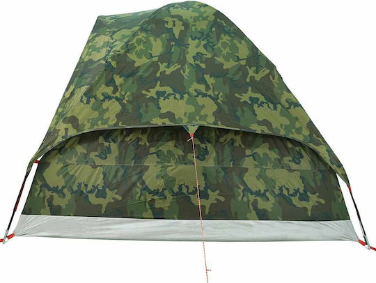 vidaXL Къмпинг сцени Igloo Зеленa за 6 човека