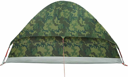 vidaXL Къмпинг сцени Igloo Зеленa за 6 човека