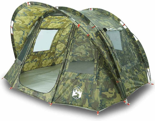 vidaXL Camping Tent Blue 3 Seasons for 2 People