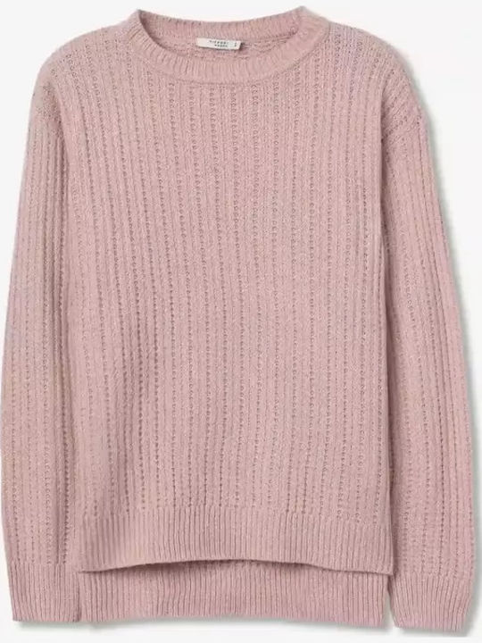 Women's Long Sleeve Sweater Dusty Pink