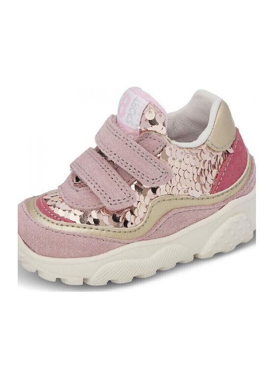 Kids Sneakers with Scratch Pink