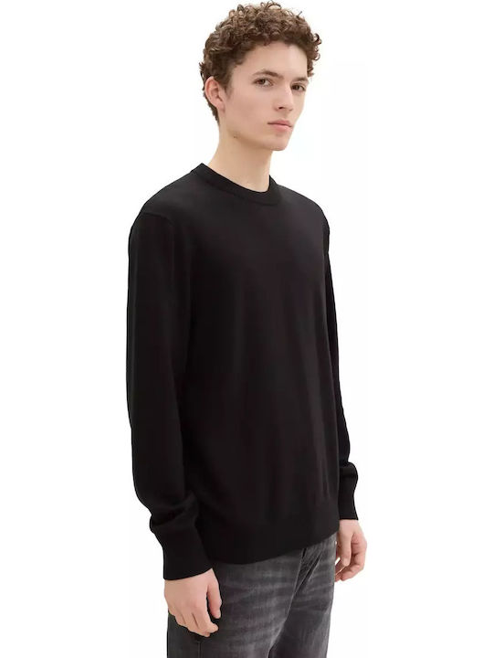 Basic Long Sleeve Sweater Black