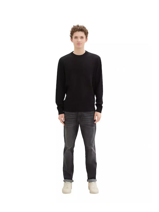 Basic Long Sleeve Sweater Black