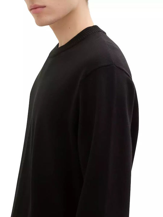 Basic Long Sleeve Sweater Black
