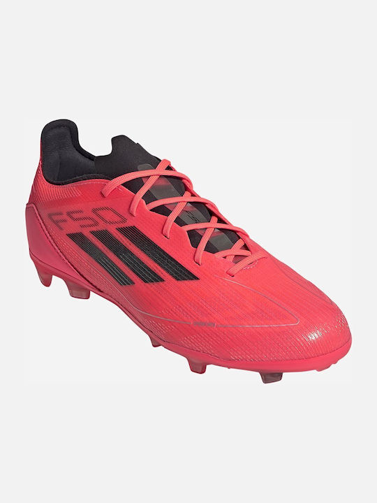 F50 Pro FG Kids Molded Soccer Shoes Turbo / Aurora Black / Platinum Metallic