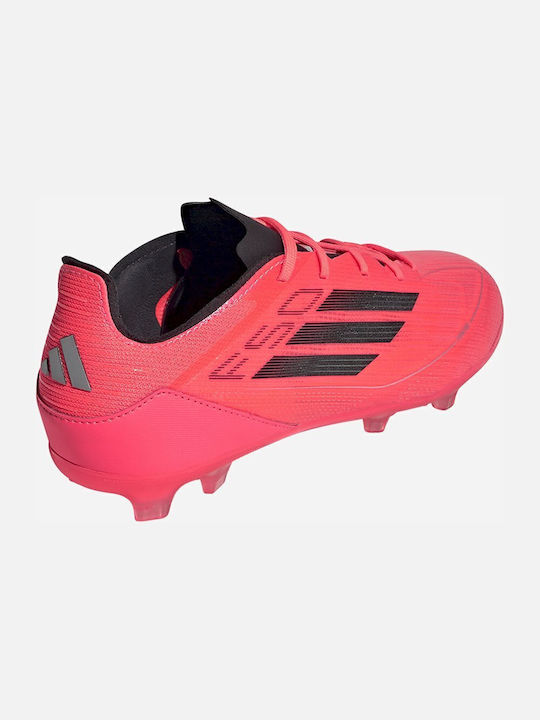 F50 Pro FG Kids Molded Soccer Shoes Turbo / Aurora Black / Platinum Metallic