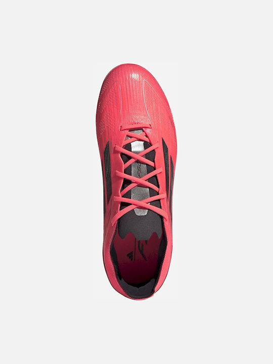 F50 Pro FG Kids Molded Soccer Shoes Turbo / Aurora Black / Platinum Metallic