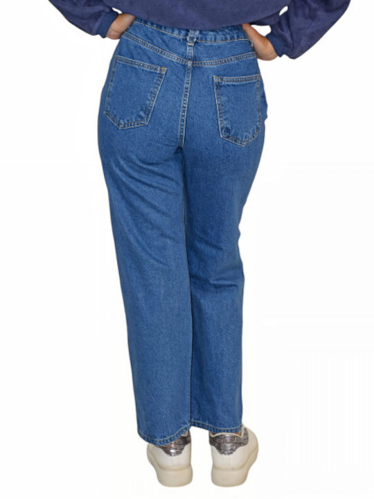 Morena Spain Women's Jean Trousers with Rips in Regular Fit Blue