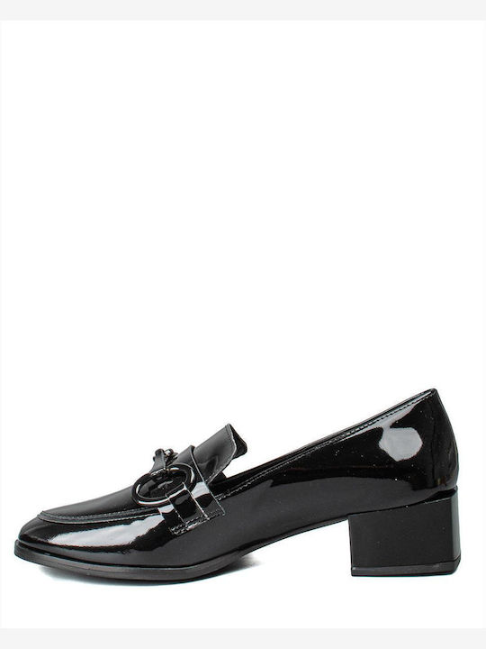 Wall Street Leather Women's Loafers in Black Color