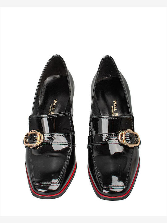 Δερμάτινα Γυναικεία Loafers σε Μαύρο Χρώμα