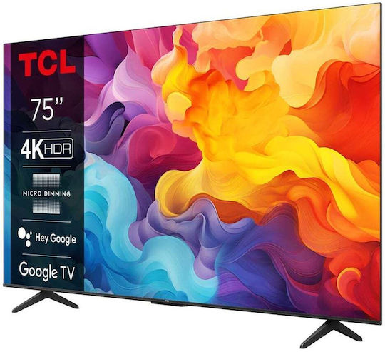 TCL Smart Τηλεόραση 75" 4K UHD LED P655 HDR (2024) 75P655