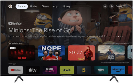 TCL Smart Τηλεόραση 55" 4K UHD QLED C655 HDR (2024) 55C655
