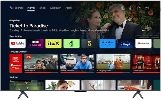 TCL Smart Τηλεόραση 65" 4K UHD QLED C655 HDR (2024) 65C655