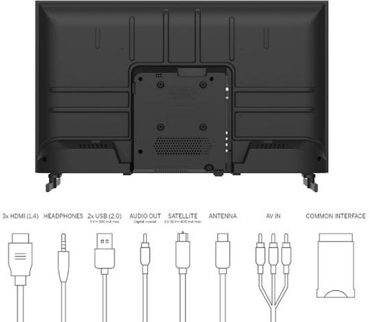 Thomson Τηλεόραση 32" HD Ready LED 32HD2S13 (2023)