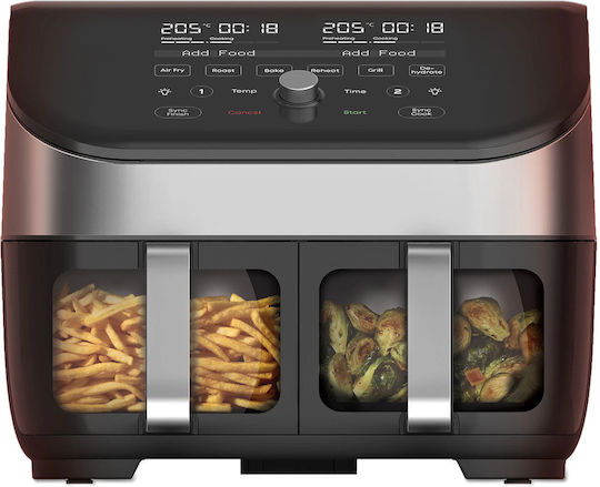 Instant Pot Vortex Plus Heißluftfritteuse mit Doppel-Abnehmbarer Korb 7.6Es Schwarz