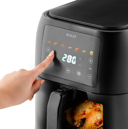 Muhler Air Fryer 8lt Μαύρο MFX-815