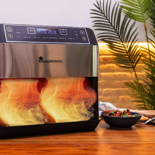 MasterPro Air Fryer 7.6lt Ασημί BGMP-9155-BK