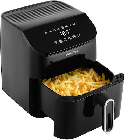 Smarton Heißluftfritteuse mit Wi-Fi 4.5Es Schwarz FR 450