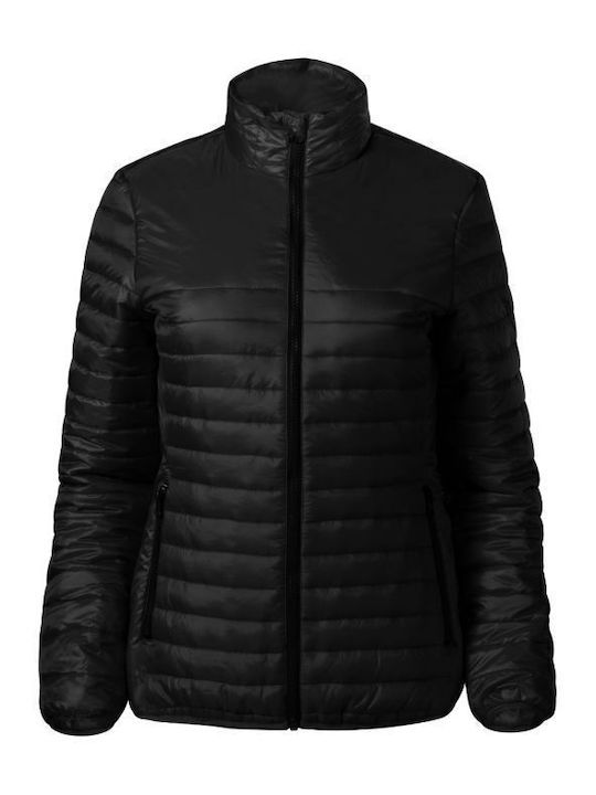 Scurtă Jachetă de femei Puffer Waterproof Black