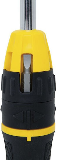 Stanley Screwdriver Ratchet with 11 Magnetic Interchangeable Tips
