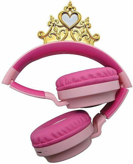 Lexibook Disney Princess Ασύρματα / Ενσύρματα On Ear Ακουστικά Ροζ