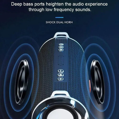 T&G TG-192 Ηχείο Bluetooth 20W με Ραδιόφωνο και Διάρκεια Μπαταρίας έως 8 ώρες Μπλε