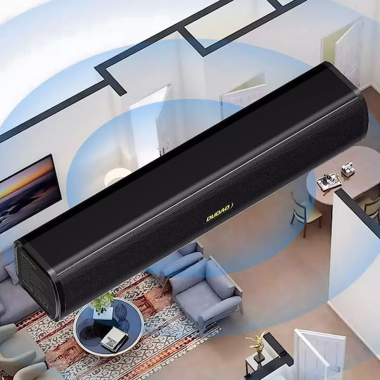 Dudao Y2+ Ηχείο Bluetooth 6W με Ραδιόφωνο και Διάρκεια Μπαταρίας έως 6 ώρες Μαύρο