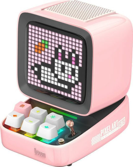 Divoom Boxă Karaoke Cu Microfon Wireless Fără Fir Și Efecte De Iluminare Ditoo Mic G 338036 Roz