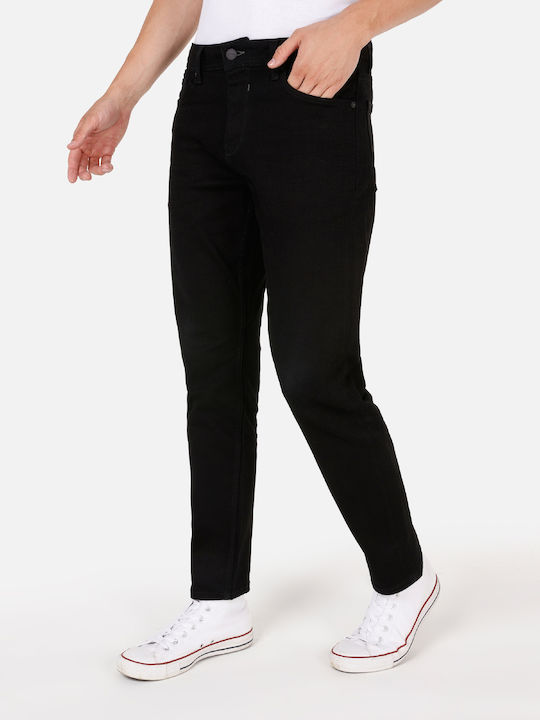 Pantaloni cu Croială Normală Black