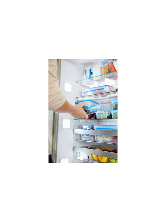 Tefal Microwave Plastic Lunch Box Clip & Close Blue 2300ml